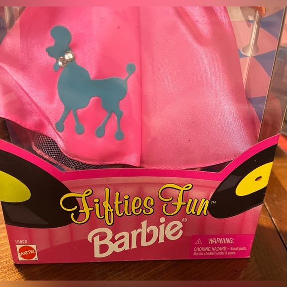 New in Box! Vintage Mattel Barbie Fifties Fun Barbie 1996 Retro Poodle Skirt 50s - Picture 3 of 11